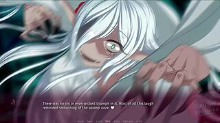 lucy, why are you showing off those big tits in this hentai episode?