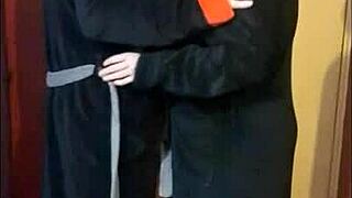 Watch This Shy Amateur Couple's Blowjob Leading To Creampie!