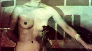 beauty bent over for hairy doggystyle?