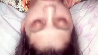 Take this deep throat upside down, baby, and finish all over my face!