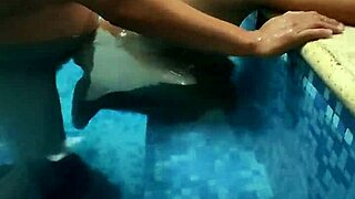 Mature Man Invites Latina To Pool For Fucking