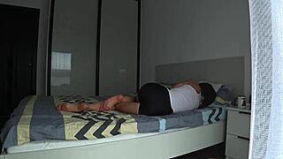 Taboo anal sex: Wife pulls a switch on neighbor while seated on her husband’s bed