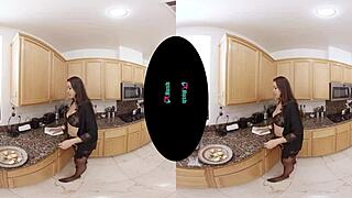 Vrhush Nicole Sage ditches cleaning for intense fucking in every position imaginable.