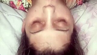 Take this deep throat upside down, baby, and finish all over my face!