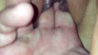 Fingering And Fisting Wife's Wet Creamy Pussy Before Sucking Up Her Cum