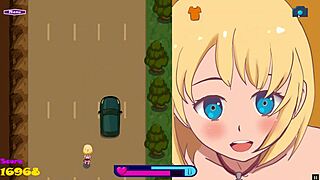 riding to bounce city pornplay hentai sex game ep 1 exhibitionist girl rding a dildo on her bike