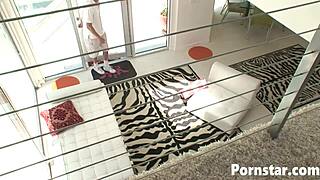 double dick ride with adrianna nicole feels so wild in the shower with anal action!