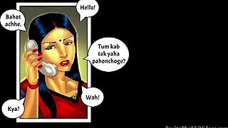 savita bhabhi's adventures continue in episode 4 of the comic series. a captivating indian cartoon story unfolds.