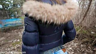 Strolling Outdoors With Sextoy In My Ass