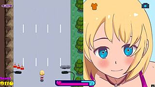 riding to bounce city pornplay hentai sex game ep 1 exhibitionist girl rding a dildo on her bike