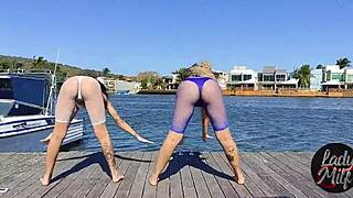 Hey, dancing with big tits leads to oral and cum 😏