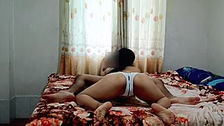 Amateur Asian Girl's Skillful Blowjob in Village