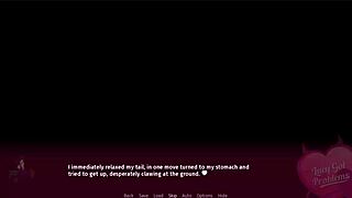 lucy, why are you showing off those big tits in this hentai episode?