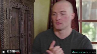 Stunning blonde cheerleader gives the best cock massage, wow! 😍