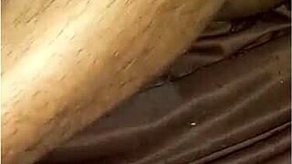 Crown says, 'Let's have sex on the sofa,' leading to anal creampie.