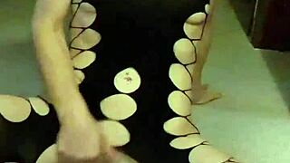 hot belgian milf in lingerie fingering her pussy