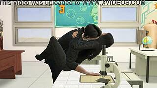 Damon Salvatore and Elena Gilbert’s animated preview in the classroom