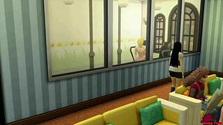 Naruto fucks Sakura anal in front of her cuckold husband Sasuke in this hentai episode