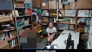 Young Girl Fucked Hard by Officer for Stealing