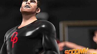 BBC Superhero Feels Intense Pleasure Shoving Cock In His Own Ass.