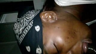 cheating ebony mom sucking big black dick