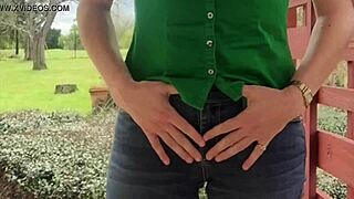 St Patricks Day She Changes Clothes and Soaks Her Jeans