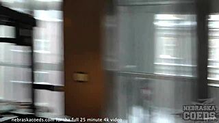 Babe Roxy Smoking Then Opening Her Pussy with Colorful Glowsticks Gaping Her Slit