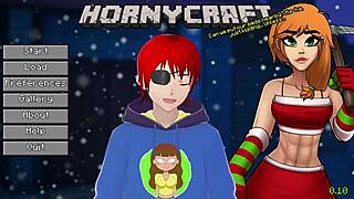 Equipping our girl with the golden bikini in Hornycraft! 😏
