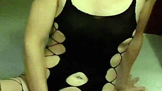 hot belgian milf in lingerie fingering her pussy