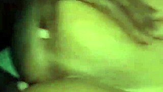 In the hotel, the receptionist fucks the wife and cums inside her.