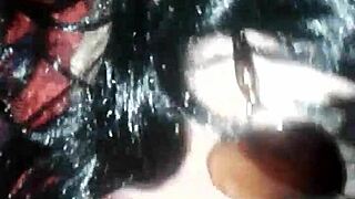 slut gives handjob and blowjob to cumshot?