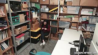 Monica Saige Riding Her Tight Pussy on LP Officer's Cock, Getting Wild and Rowdy!