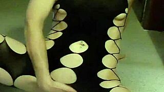 hot belgian milf in lingerie fingering her pussy