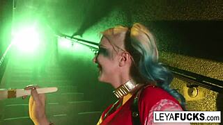 Blonde Pornstar Leyafalcon Fucks Redhead Intensely