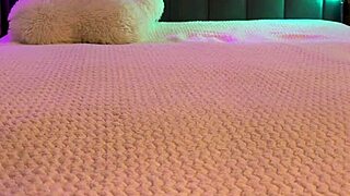 Step Sister Masturbates Hard With Big Dildo On Bed