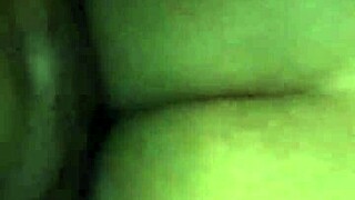 In the hotel, the receptionist fucks the wife and cums inside her.