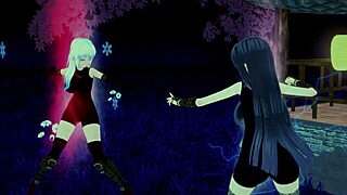 In This Hentai Game, A Milf Gropes A Teen In Heavenly Peaks Adventure