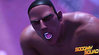 BBC Superhero Feels Intense Pleasure Shoving Cock In His Own Ass.