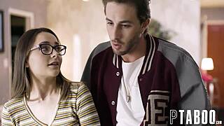 superstar jock taunts unconfident aften opal virgin into fucking him