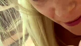 Blonde Cleaning Lady Tiffany Leiddi Picked Up for POV Hotel Sex