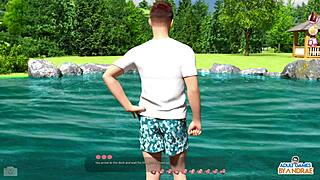 Belle’s transgression by going outdoors with a voluptuous women and a big cock