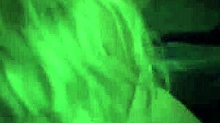 Amateur teen bound and fucked hard in mature threesome