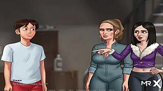 In Summertime Saga, the teen's pussy gets all the attention in episode 4.45.