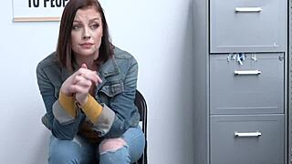 Sexy MILF Thief Sovereign Syre Seduces Mall Officer for Escape