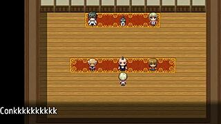 I watch the blonde gal taking those village cocks on the ranch