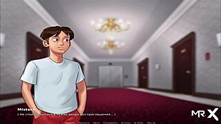 In Summertime Saga, the teen's pussy gets all the attention in episode 4.45.