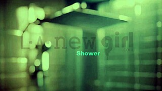 Brunette Beauty’s Stunning Shower Solo Display