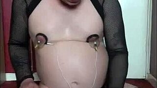 Bisexual Crossdresser Mark Wright Tries Electro On Himself And Gets Turned On!