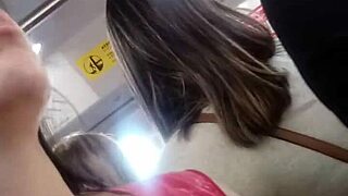 just spotted a candid teen walking down the street unaware