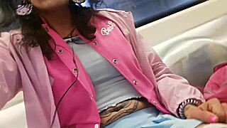 femboy flashing panties in metro cdmx
